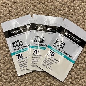 🎁 Neutrogena Ultra Sheer Face Liquid Sunscreen SPF 70 - Gift with Purchase!